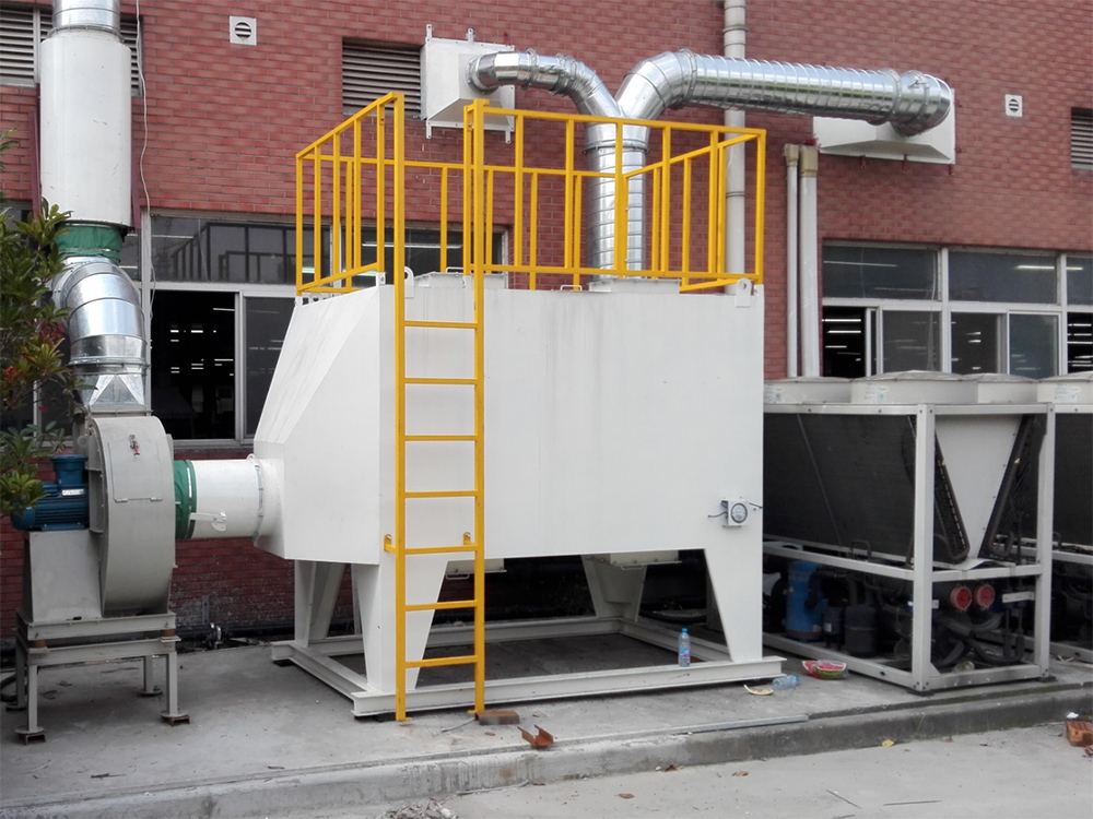 臥式交叉酸霧凈化塔工程